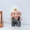 Confusing white hat + confusing overalls