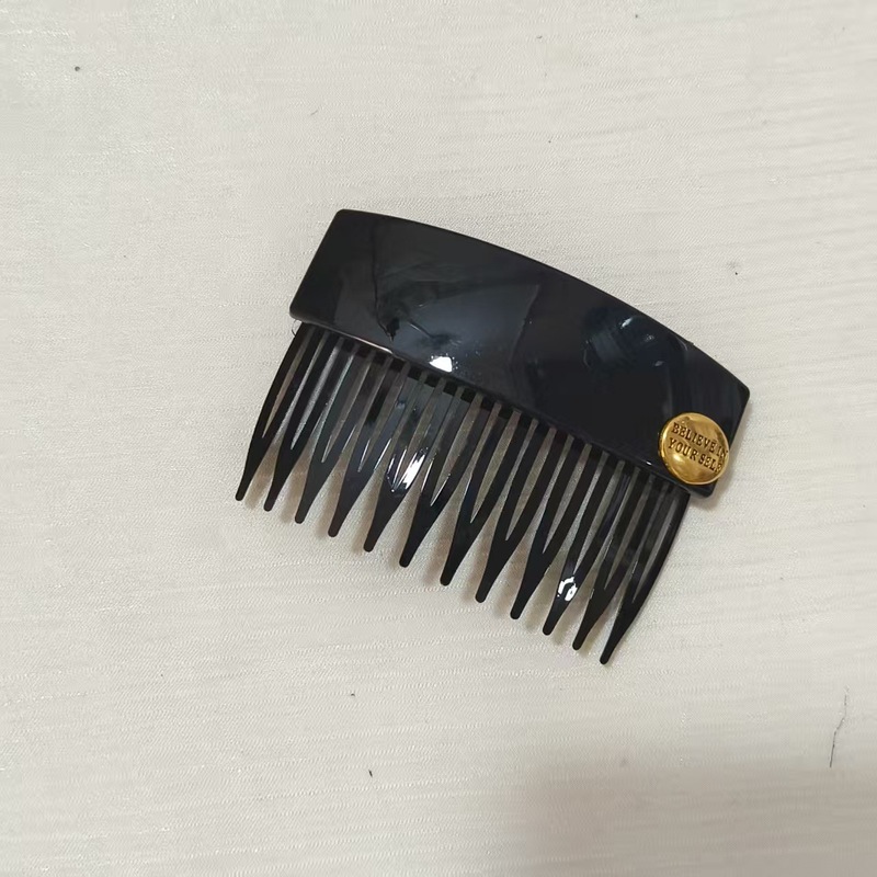 发夹侧边刘海夹发梳插梳发卡女碎发整理神器成人头饰醋酸磨砂夹子|undefined