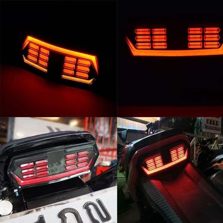 Motorcycle Modification Accessories Little Monkey Led Car Lights Msx125 Motorcycle Tail Lights Modified Brake Turn Signal