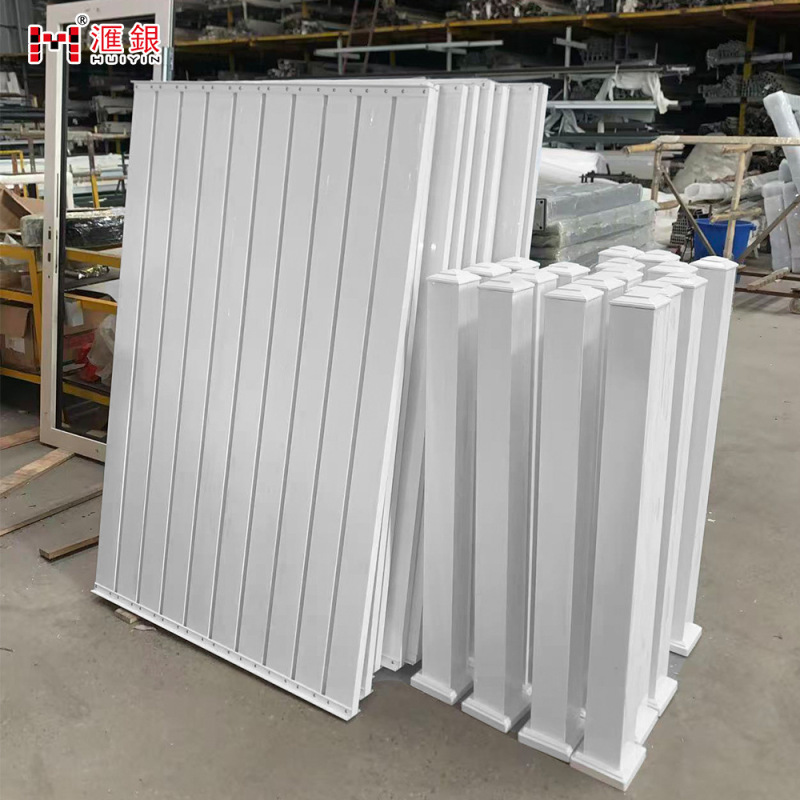 Courtyard Aluminum Alloy Fence Fence Yard Privacy Ventilation Fence Aluminum Art Fence Column Fence Anti-Balcony Guardrail
