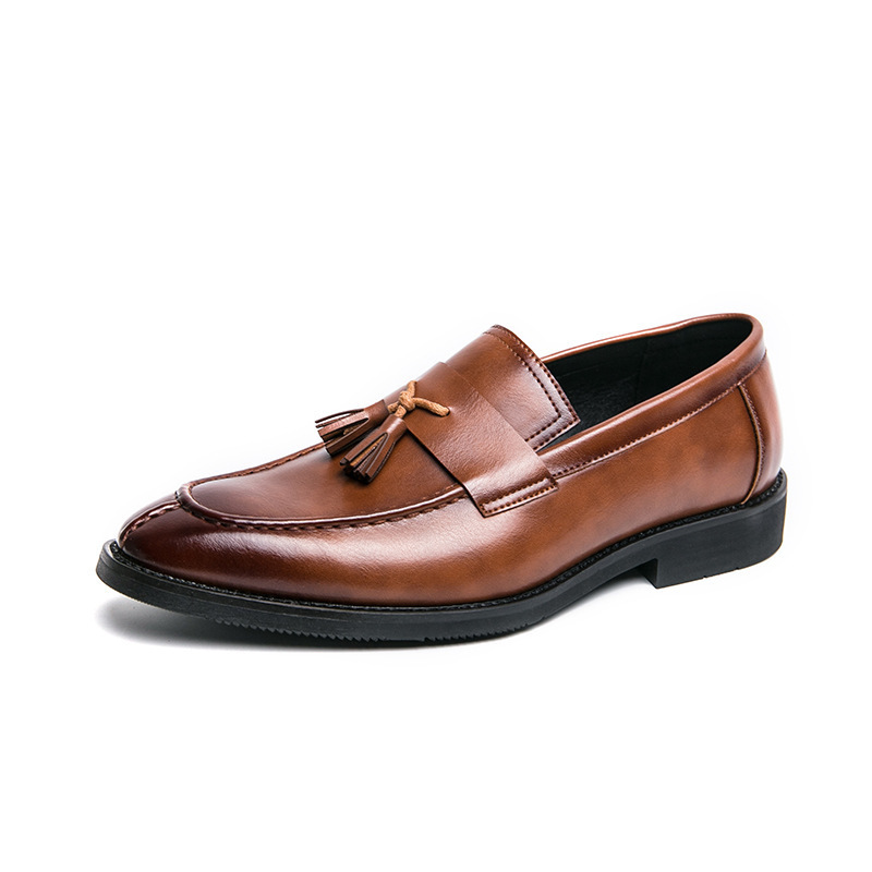 Zapatos de hombre transfronterizos de tamaño grande primavera y verano coreano, zapatos de moda de oficina para hombres, zapatos de cuero casuales de negocios image 6