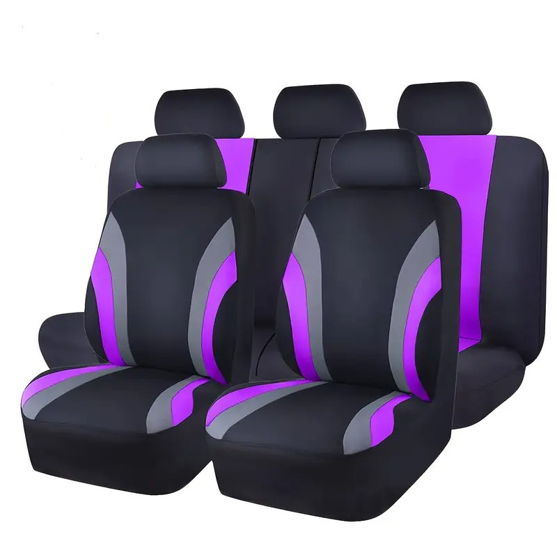 Fabricante general de doble cintura cojín de asiento de color conjunto completo agregado cubierta de asiento de automóvil todo incluido cojín de tela de asiento image 17