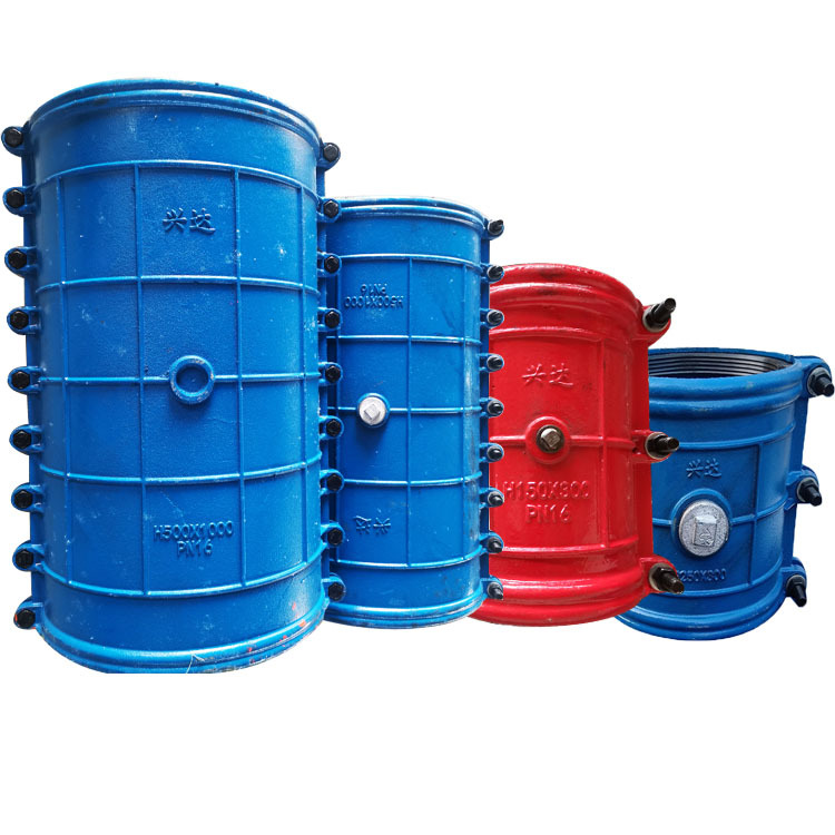 厂家球墨铸铁哈夫节快速抢修节承口补漏器铁管pe管用堵漏器给水管