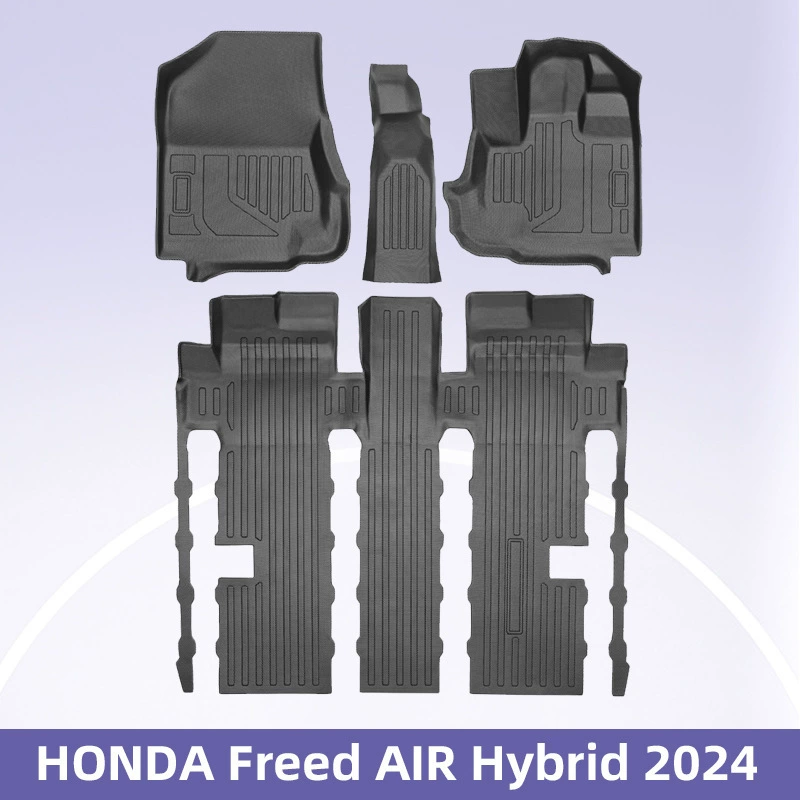 Подходит для Honda Freed AlR Hybrid 2024, правая езда, 3D, всепогодный, материал TPE, коврик для багажника