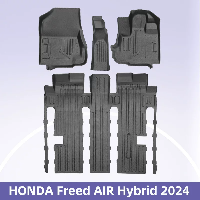 Подходит для Honda Freed AlR Hybrid 2024, правая езда, 3D, всепогодный, материал TPE, коврик для багажника