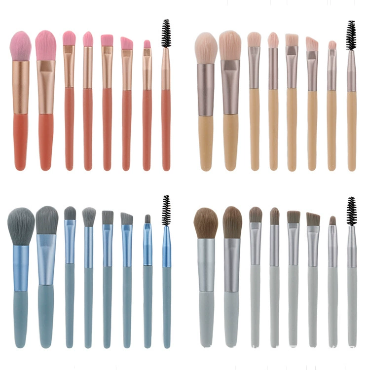 Small brush, handheld soft makeup primer, 8 pieces