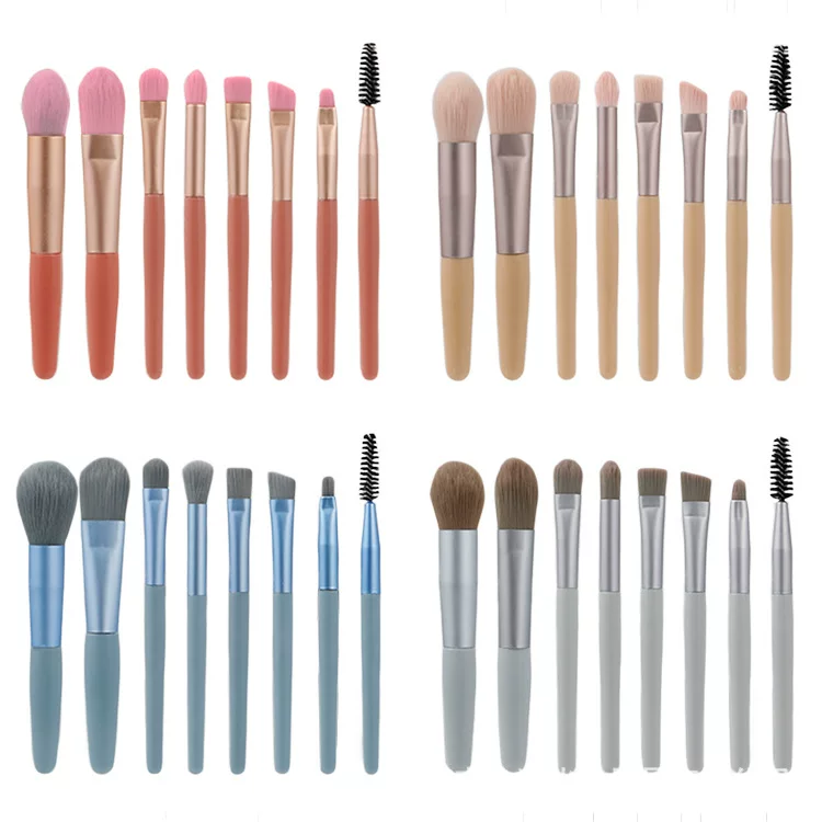 Small brush, handheld soft makeup primer, 8 pieces