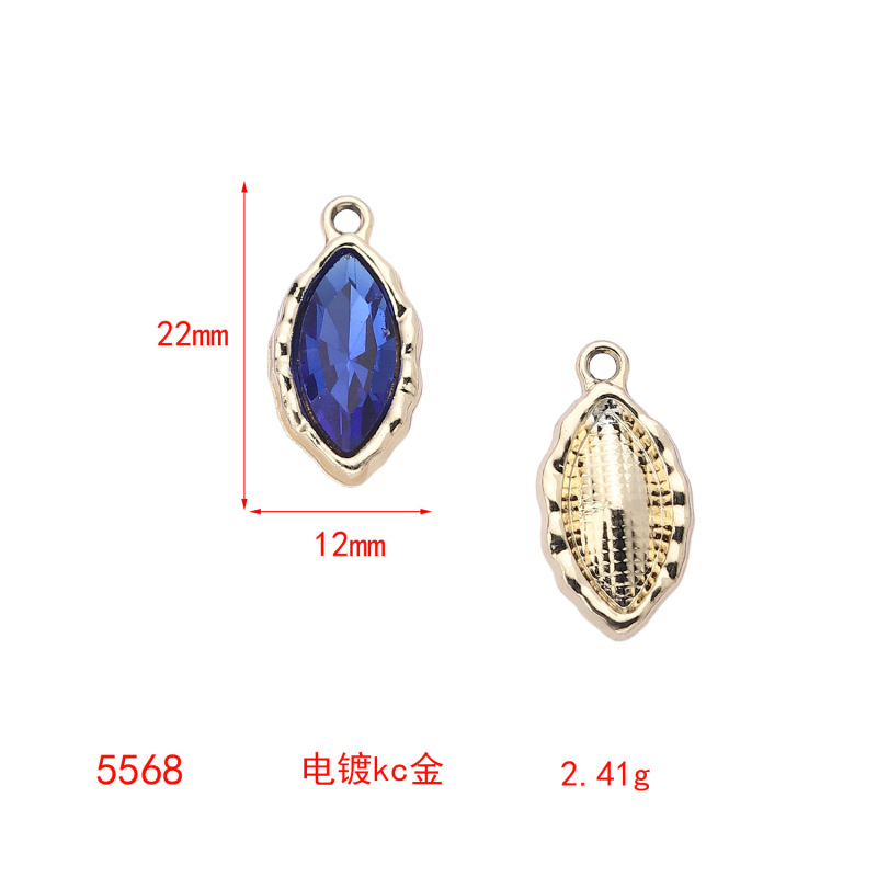天然石のカット面を持つ長方形、円形、楕円形の単穴クリスタルDIYアクセサリーペンダントDIYジュエリーアクセサリー在庫あり|undefined