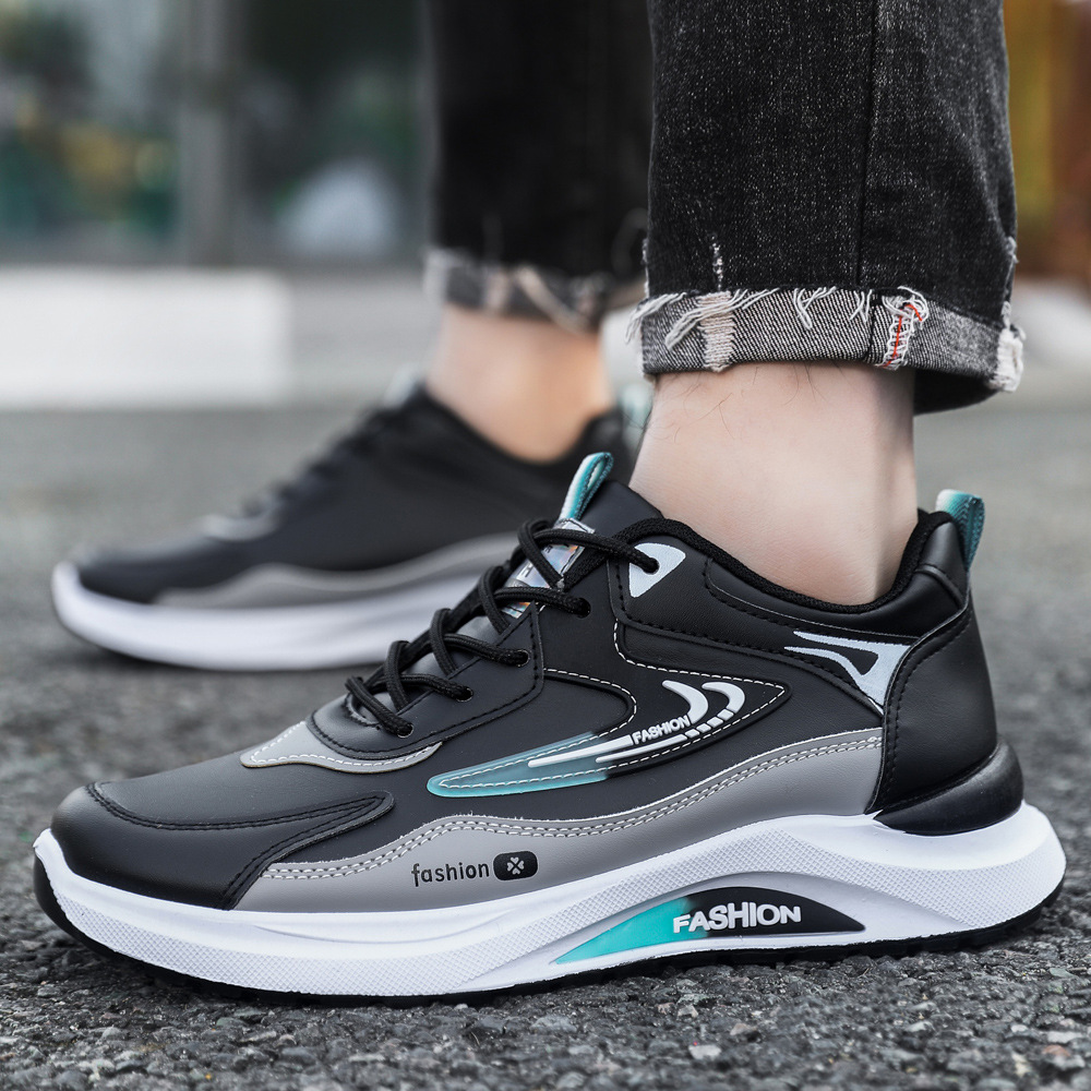 Zapatos transfronterizos de hombre transpirables y cómodos, zapatos casuales de hombre, moda, zapatos de suela gruesa, zapatos deportivos de moda para hombres.