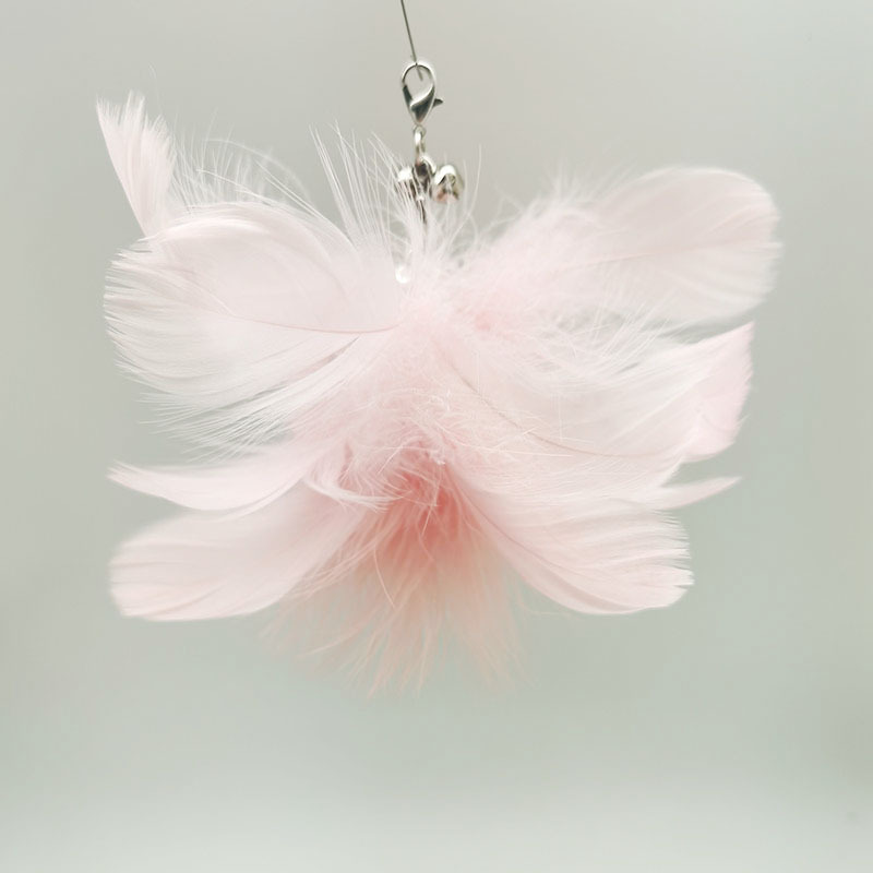 핑크 6 2 깃털 교체 헤드