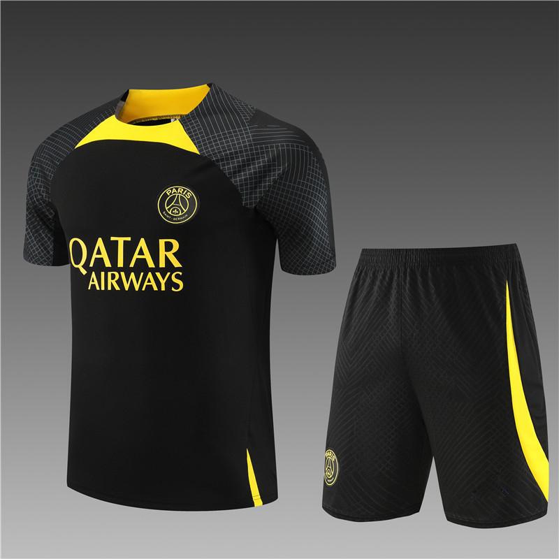 2526 パリサンジェルマン半袖サッカートレーニングスーツ大人男性ジャージ登場服|undefined