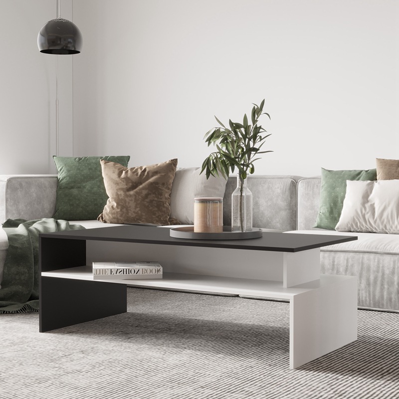 Simple pequeño apartamento sala de estar mesa de café moderno simple almacenamiento mesa de café SALA DE ALQUILER pequeño apartamento adecuado mesa de café