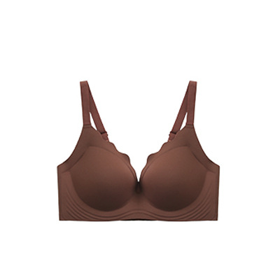 Thin underwear, push up bra, wireless bra, supporting bra top