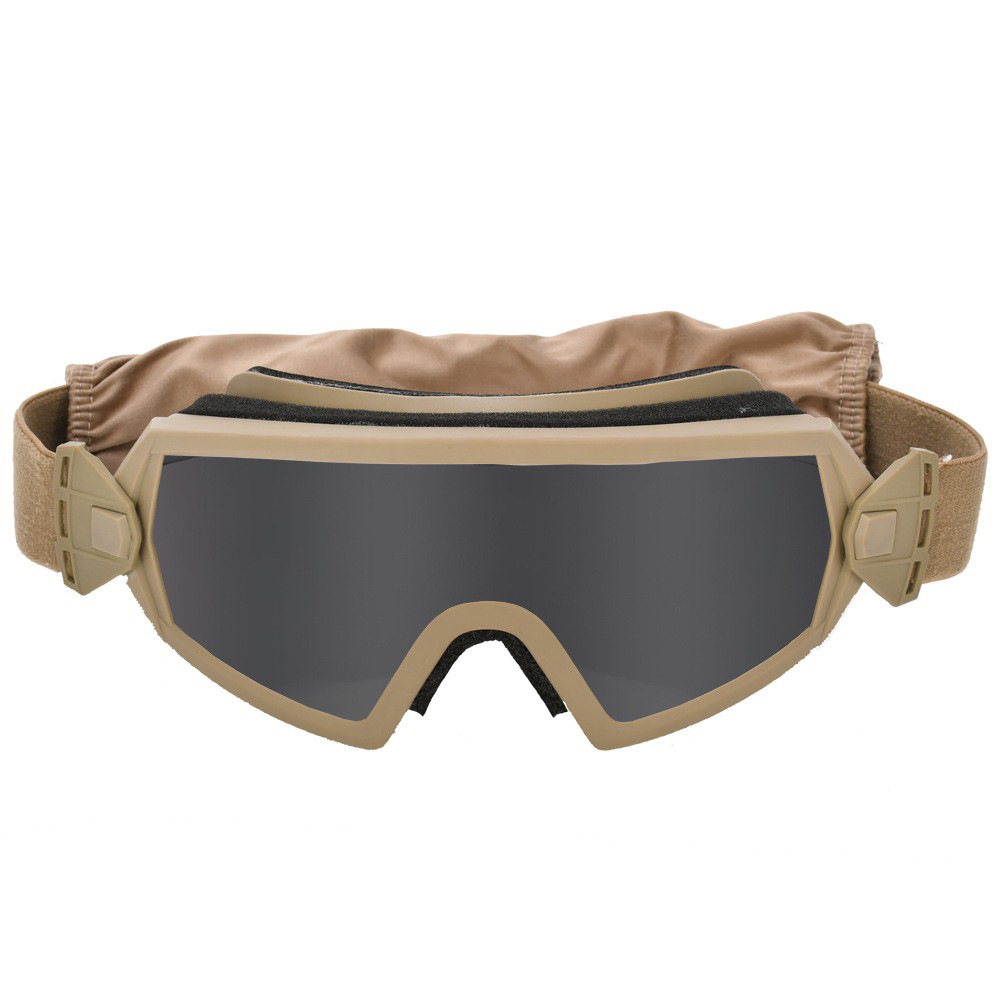 Gafas Protectoras Tácticas de Marco TPU y Lente PC Intercambiables para Tiro Táctico y Juegos CS