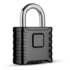 Black Large Waterproof Outdoor Truck Warehouse Courtyard Gate Mechanical Password Lock Hanging Lock Lock Cylinder Wholesale