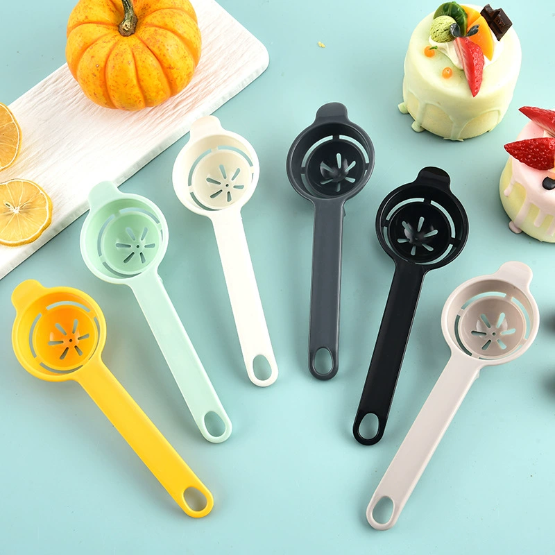 Производитель спот длинная ручка яичного белка сепаратор яичного яйца сепаратор фильтр яичного желтка делитель яиц пластиковый инструмент для выпечки