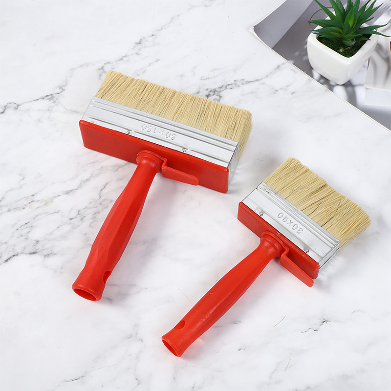 Antong cepillo de pintura al por mayor espesado mango de madera industrial cepillo de pintura de plástico decoración de pelo suave cepillo de pared herramienta