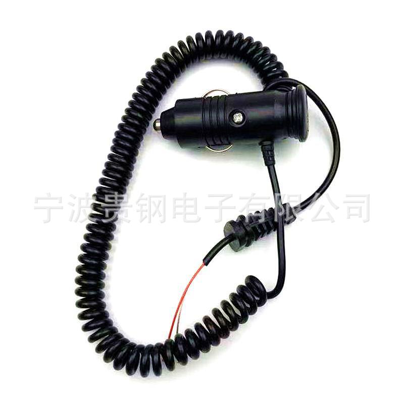 PU弹簧线快充加PD+USB快充车载充电器汽车点烟器T26