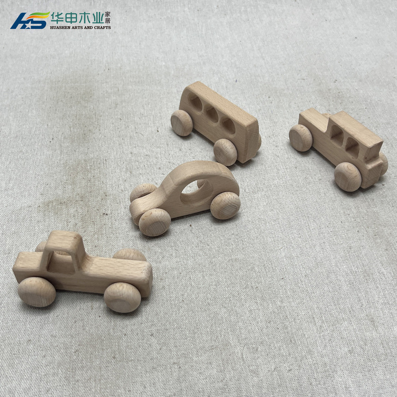 Amazon Beech Toy Car Baby Comfort Car Retro Classic Car Wooden Car Toy Ornaments Decoration