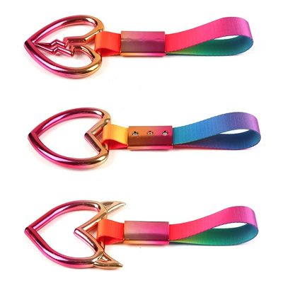 Car Handle Ring Devil Heart Colorful Warning Hanging Ring Colorful Handle Rear Bumper Warning (Other Car Modifications) - colorful-special-belt-price-consultation-customer-service