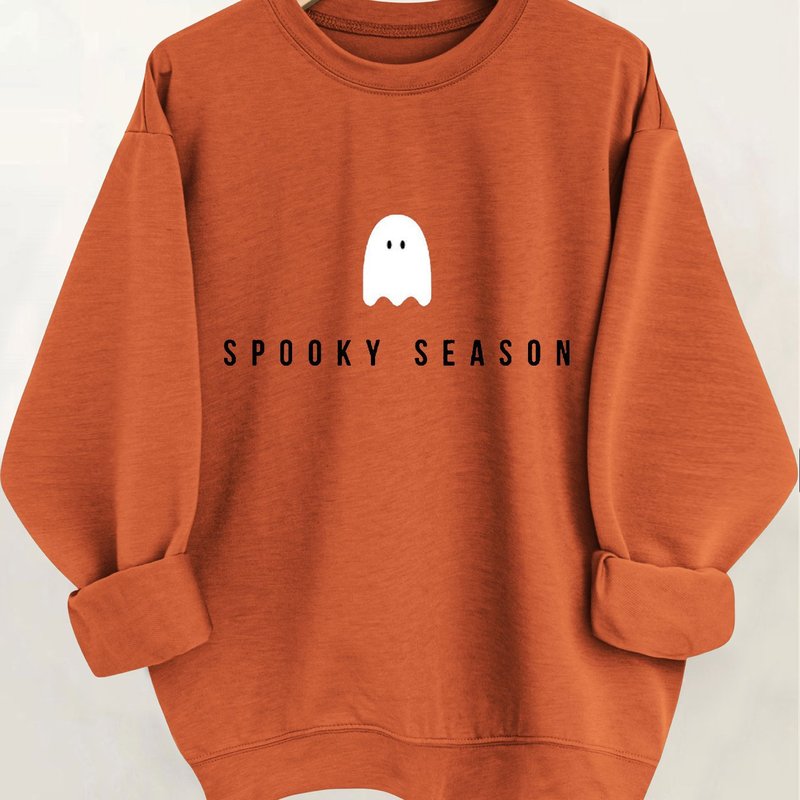 Spooky Season Halloween Graphic Sweatshirt - Women'S Casual|undefined