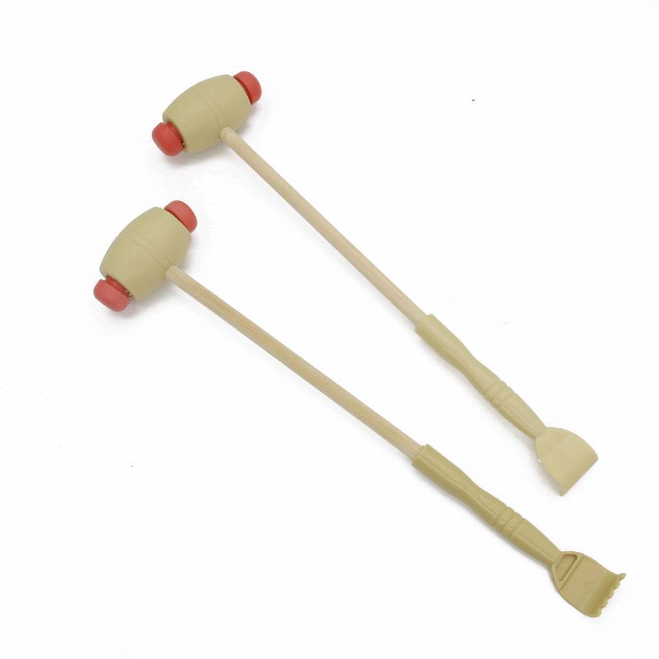 Wooden handle does not ask for back massage, scratches, scratches, back scratcher, cervical spine and waist massager, itches and scratches