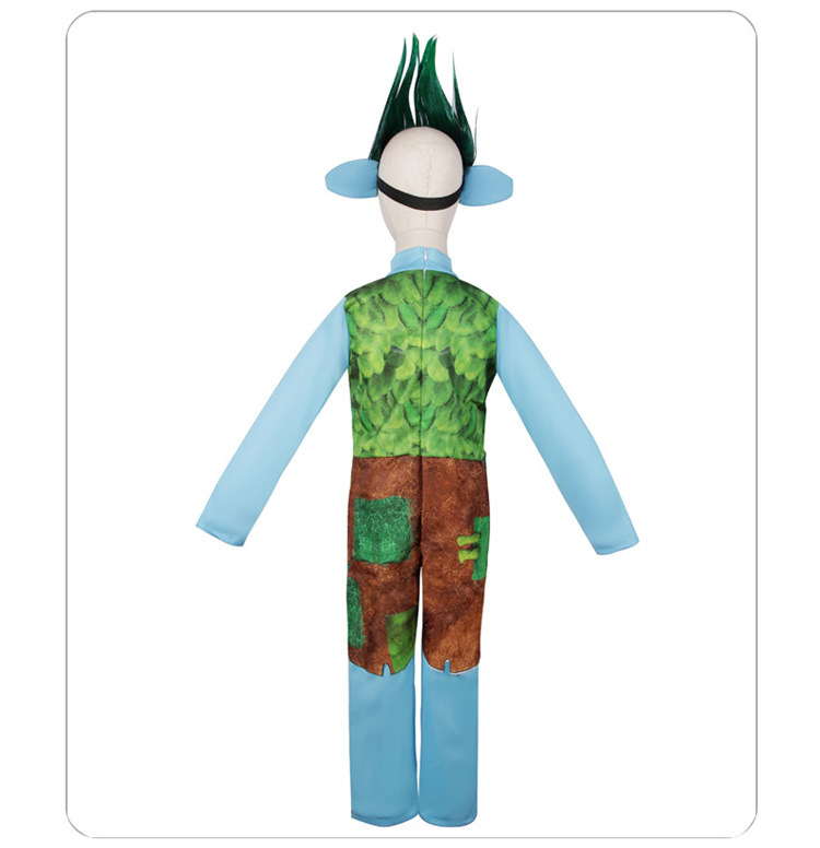 Amazon new children's cosplay magic hair elf performance clothing Bobbi blank stage performance clothing