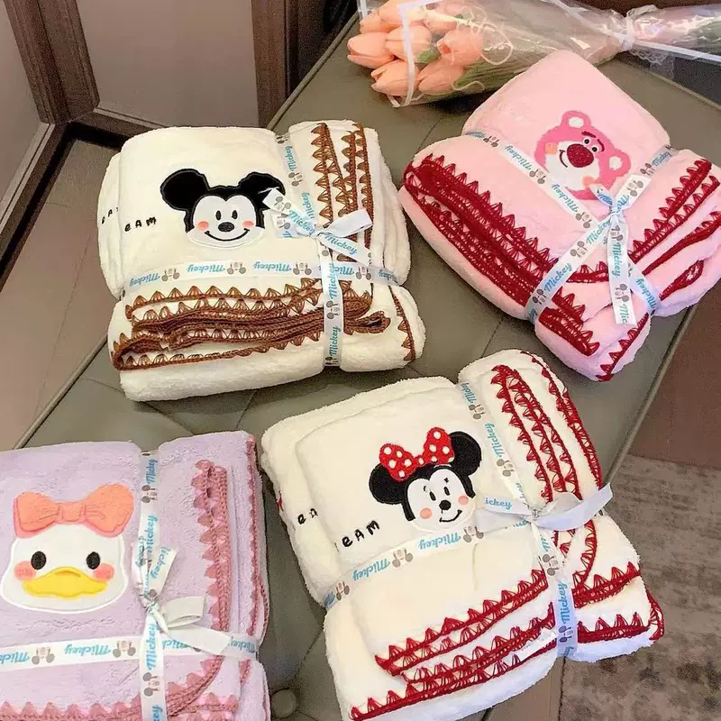 Коралловое бархатное банное полотенце, мультяшный милый детский набор для взрослых, с вышивкой