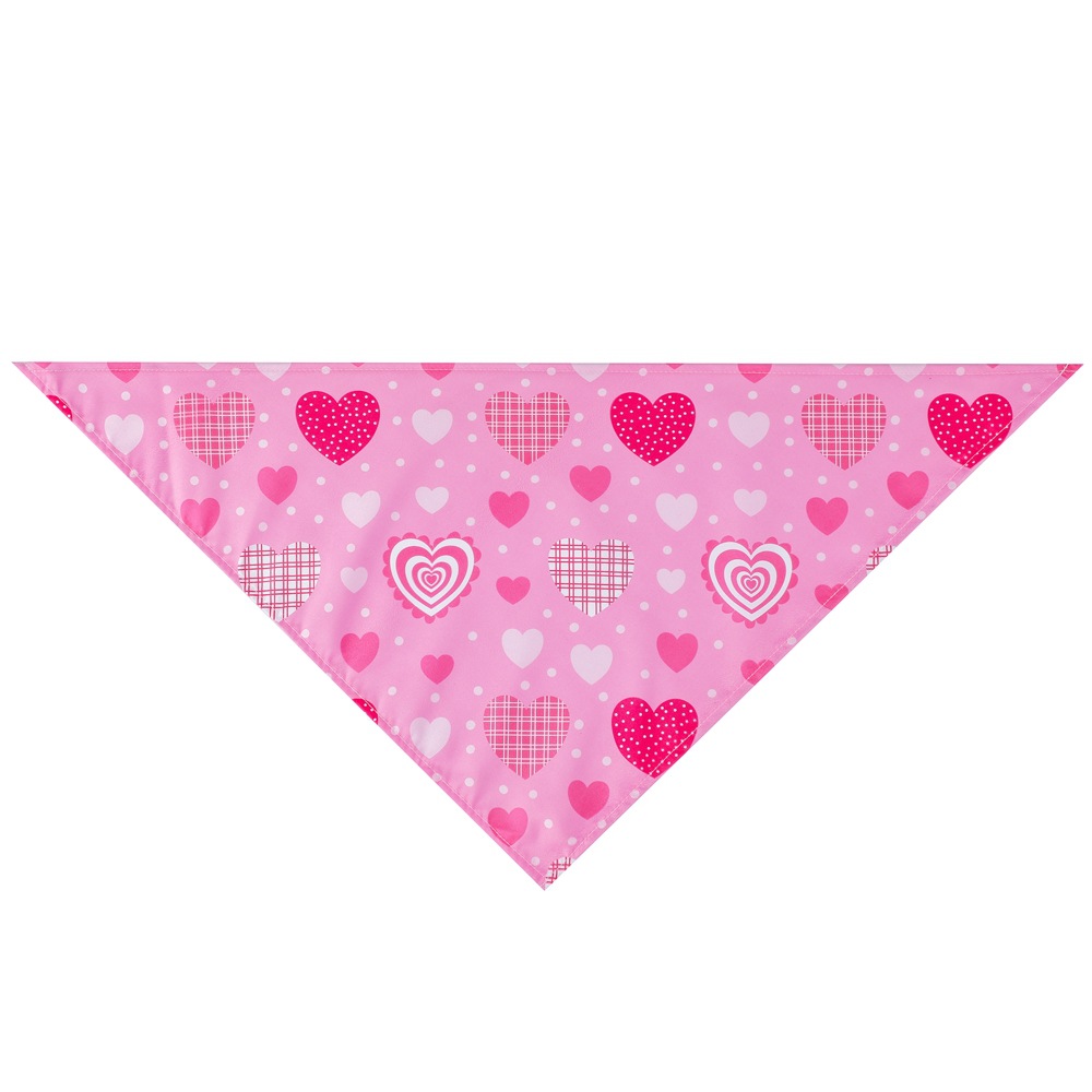 Transfronterizo nuevo animal doméstico Toalla de saliva casual perro de dibujos animados mascota toalla triángulo accesorios perro toalla mascota bufanda