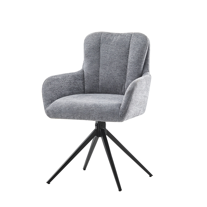 Silla de comedor Amazon silla de comedor de lujo ligera italiana reposabrazos silla de negociación silla de respaldo de alta calidad