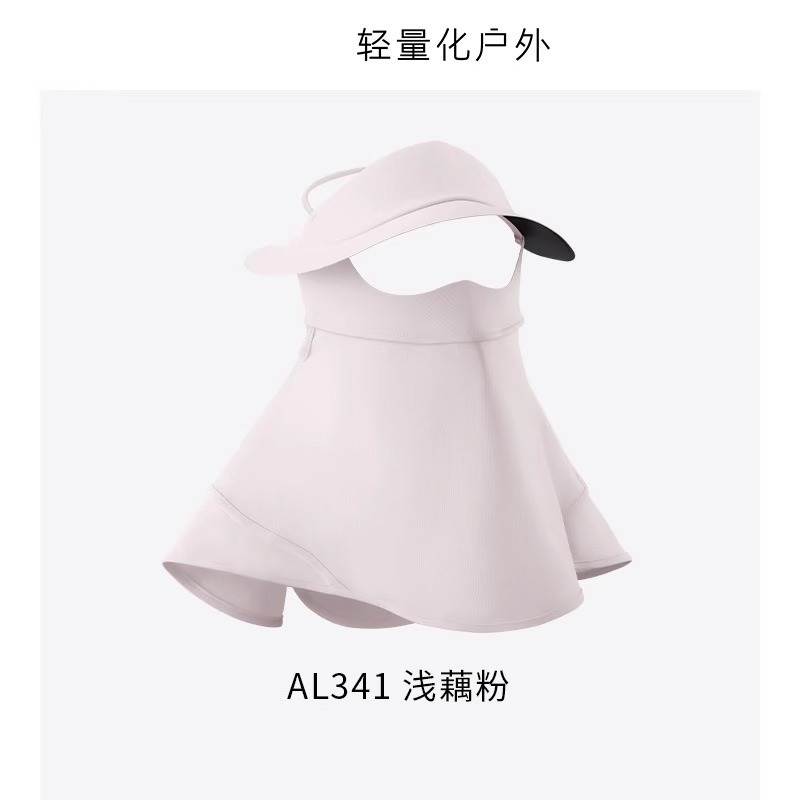 Máscara de protección solar de Gini facial máscara de protección solar de cara completa para mujeres en verano máscara de protección solar de cara completa contra rayos ultravioleta al aire libre sombrero de sombra de seda de hielo para hombres máscara facial