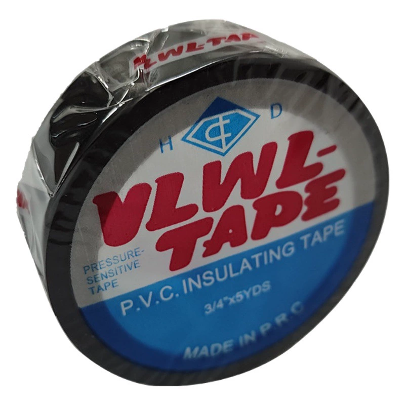 Высокая вязкость электрическая лента ПВХ электрическая черная изоляционная лента Водонепроницаемый высокая термостойкость уплотнение привязки производителей оптом