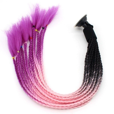 decoration ponytail helmet small braid, Motosiklet dəbilqələri