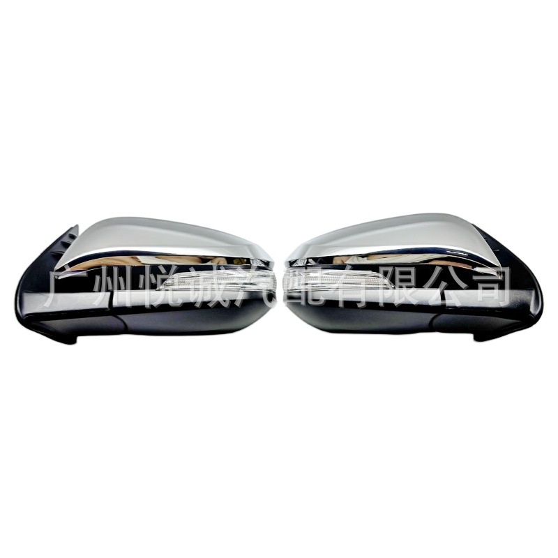 Suitable for 2015-2021 Toyota Hilux REVO rearview mirror assembly, 7-wire with light, electroplated