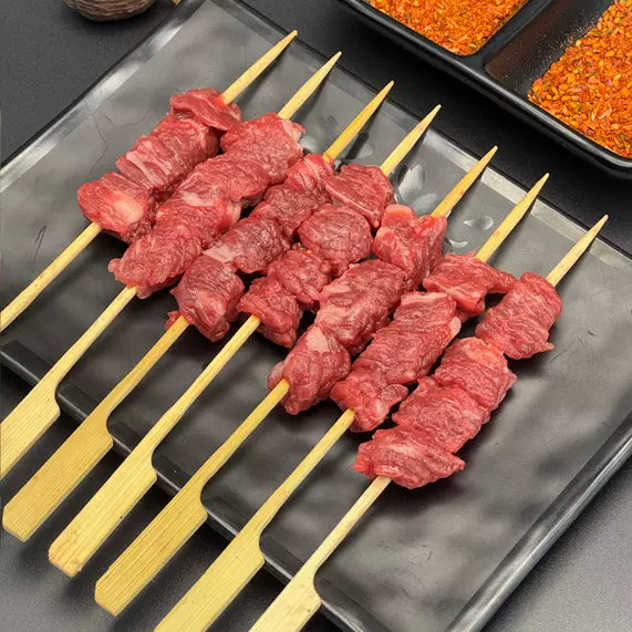 澳洲进口冷冻批发商用新鲜牛肉原切和牛牛肉串M6小刀烤肉家庭优选