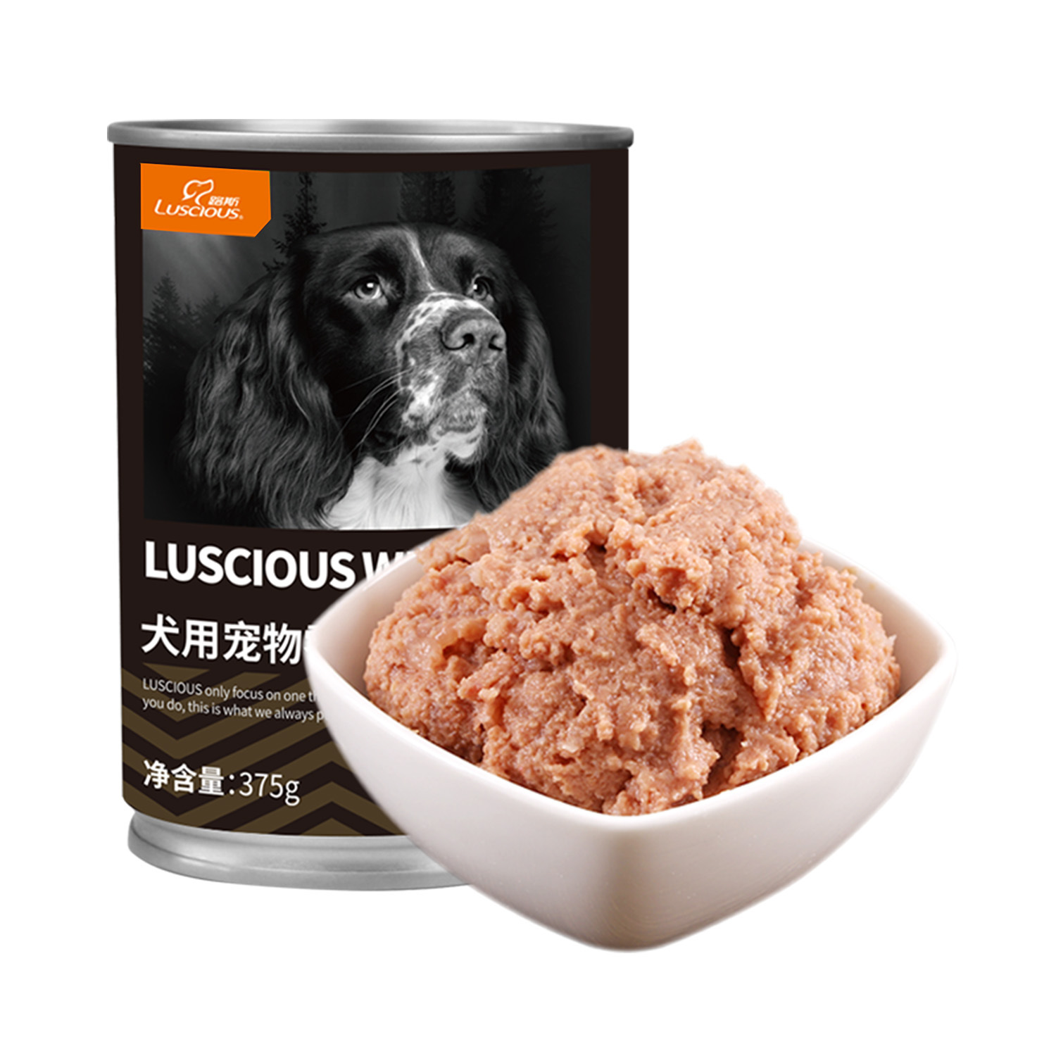 375g enlatado de carne de puré para perros, alimento húmedo para perros al por mayor, arroz para perros, grasa para perros, enlatado para perros.