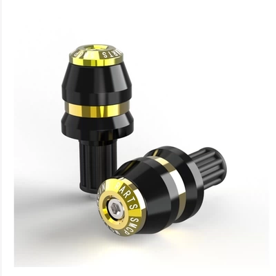 Scooter Decorative Handle Plug | Motorcycle Handle Cover - a-pair-of-two-color-handle-plugs-gold