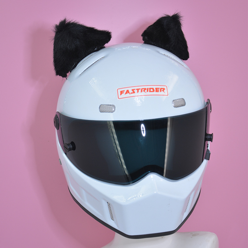 Motorcycle Decoration Cat Ears Helmet Detachable