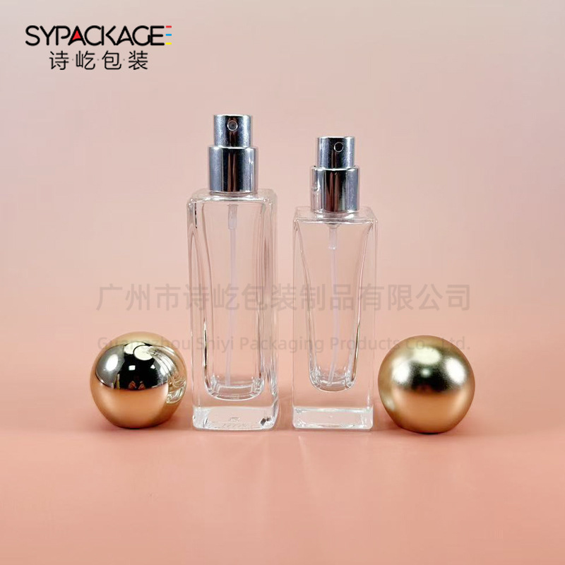 批发20ml透明玻璃香水瓶按压喷雾瓶化妆品分装瓶卡口小瓶旅行便携