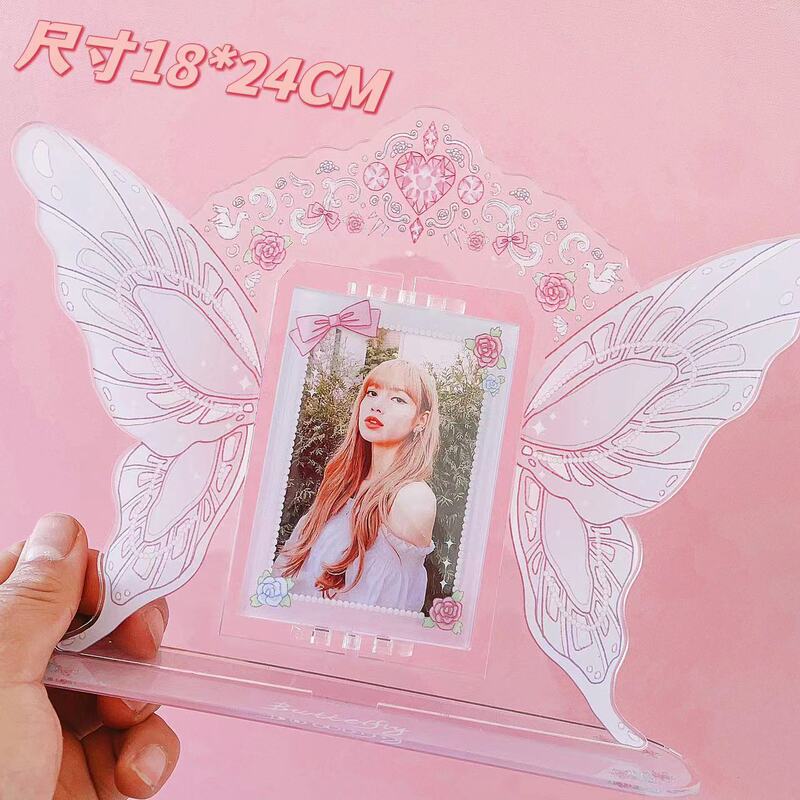 Designer's Original Internet Celebrity Butterfly Effect Rotating Card Photo Frame High Color Value Cartoon Photo 3 "Album Designer's Original Internet Celebrity Butterfly Effect Rotating Card Photo Frame High Color Value Cartoon Photo 3 "Album