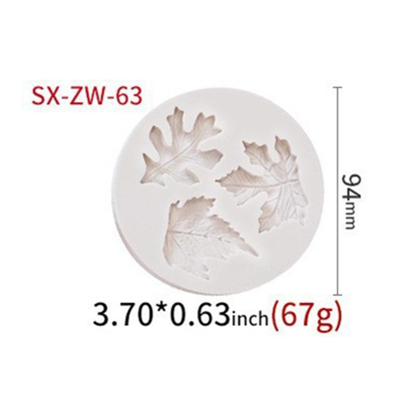 Sanxin flor hojas fondant silicona molde DIY chocolate seco ritmo flor brote fruta torta borde Decoración