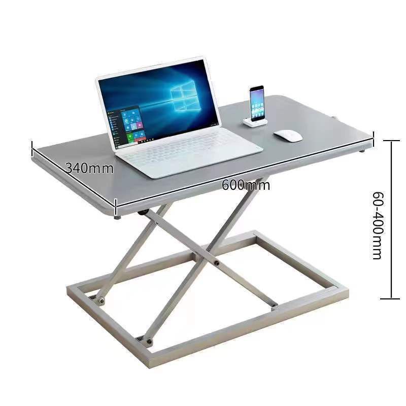 Mesa de elevación de computadora portátil de pie de escritorio de escritorio plegable elevación mesa de soporte