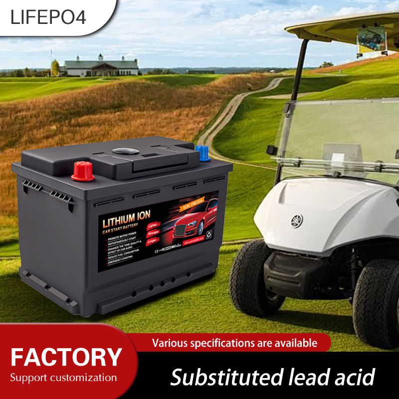 锂代铅酸电池90AHLiFePO4 Batteries with BMS工厂现货直销