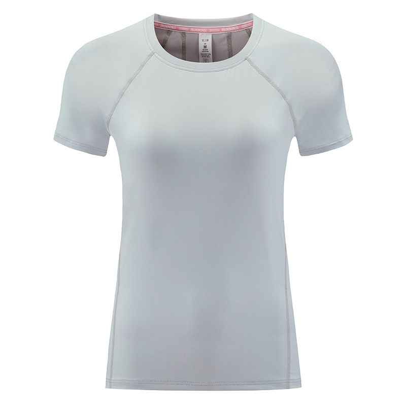 Primavera y verano 2025 helado sensación fría transpirable secado rápido chaqueta deportiva de acondicionamiento físico de mangas cortas ropa de yoga entrenamiento camiseta de carrera