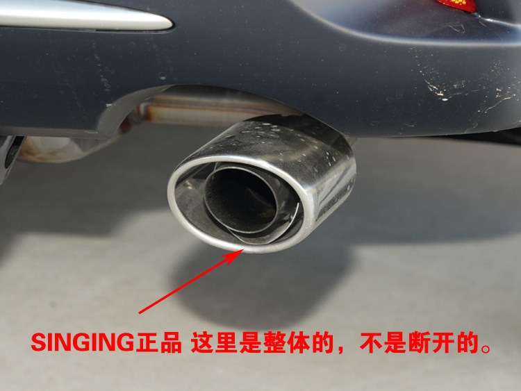 Suitable for Toyota Wildlander RAV4 Rongfang, original factory tailpipe, special exhaust pipe, stainless steel decorative exhaust
