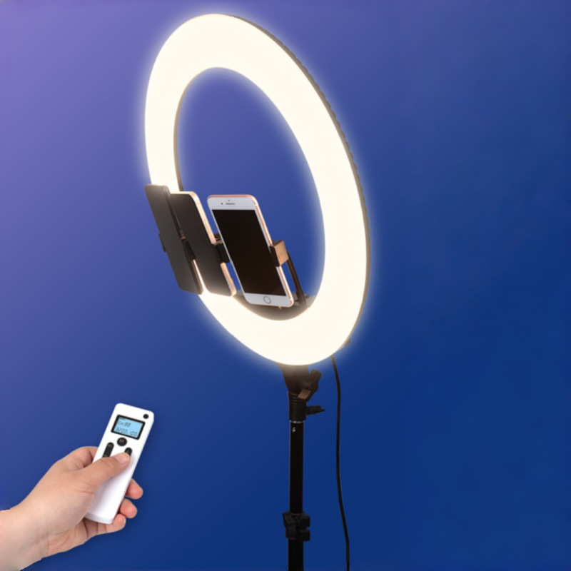 2.4g Led Fill Light 18inch Battery Version Mobile Phone Live Streaming Stand Beauty Ring Light for Photography and Photo Taking 2.4g Led Fill Light 18inch Battery Version Mobile Phone Live Streaming Stand Beauty Ring Light for Photography and Photo Taking