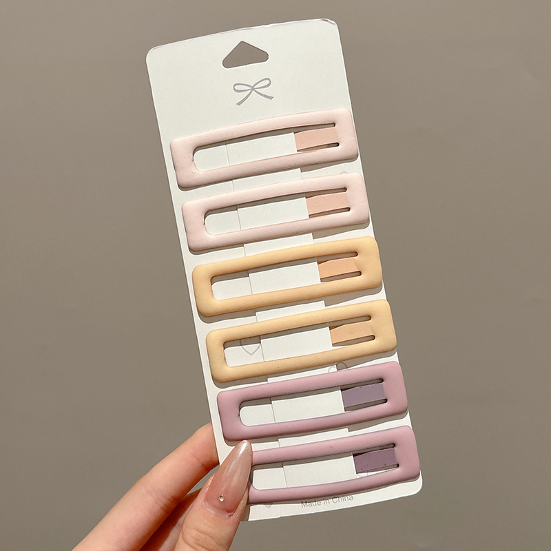 Nuevo clip de BB dopamina de color estrella de pentaco pequeño clip de cabello para niños tocado para niños lindos bordes laterales clip de cabello