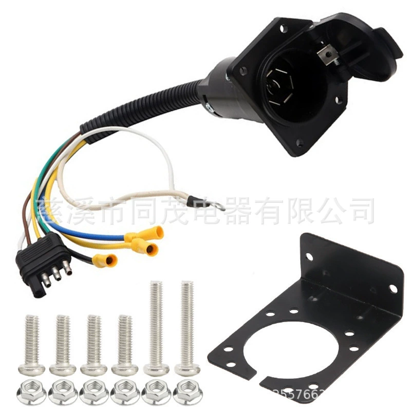 TM8035C+8033 Американский семижильный разъем с винтами, вилкой и розеткой для прицепа, яхтой RV