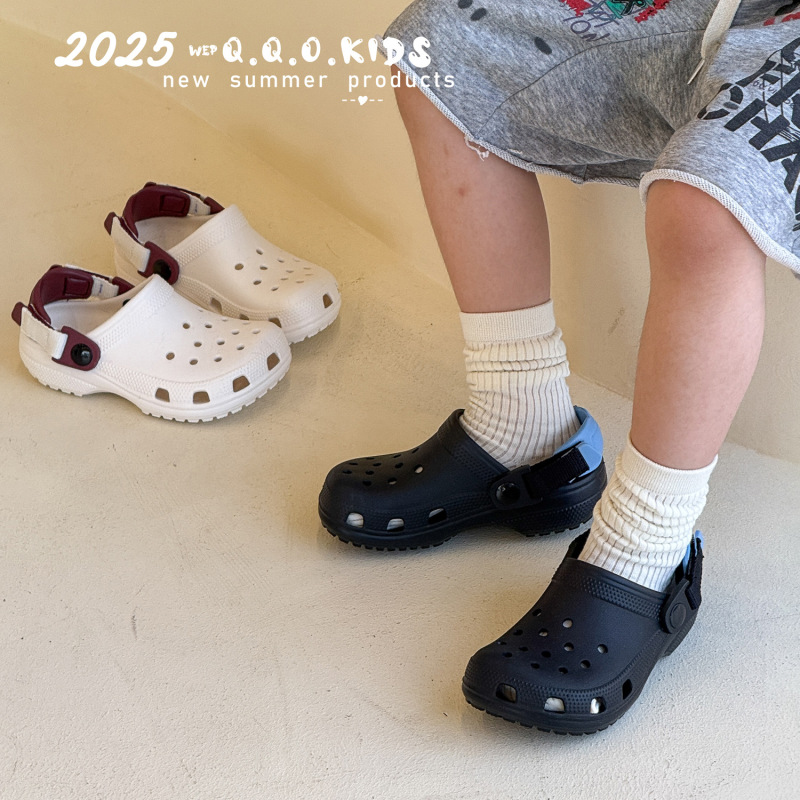 2025年夏の新型子供シンプル雲洞靴男女子供ソフト底カジュアルビーチ靴スリッパ|undefined