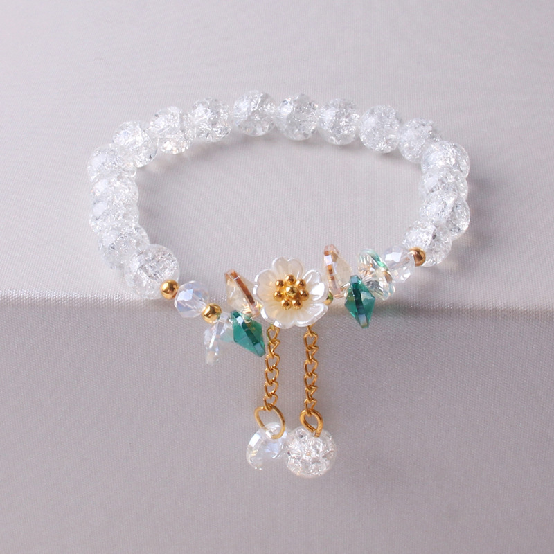 Fashion Flower Glass Beaded Womenu0027S Bracelets 1 Piece